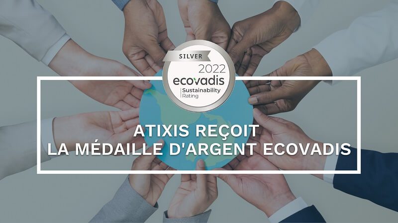 Médaille d'argent Ecovadis pour Atixis