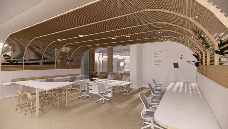 LVMH Hoche : aménagement de plateaux de bureaux