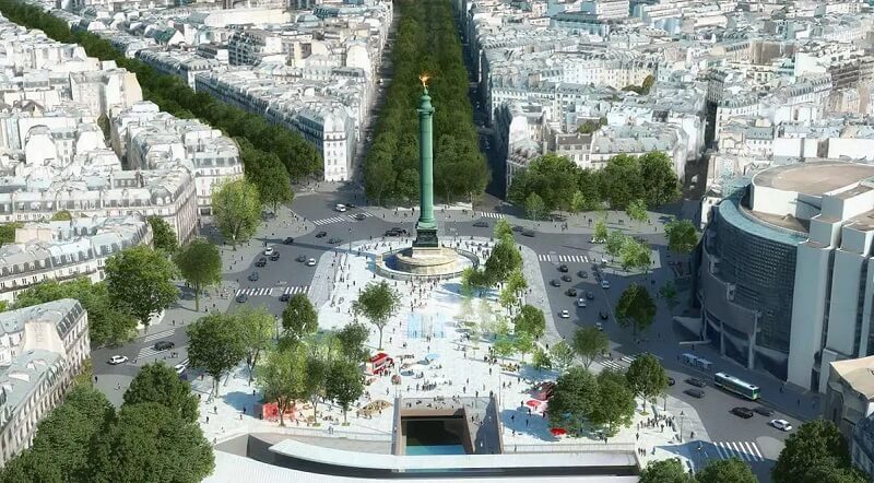 Structural studies of Bastille place