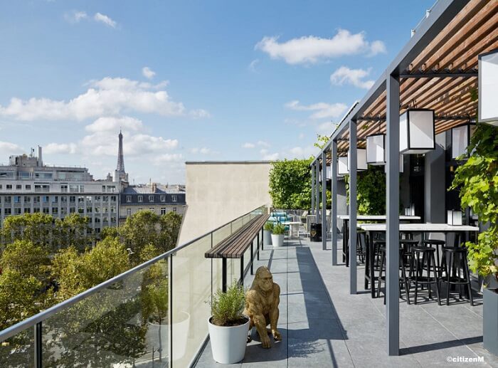 hospitality-citizenm-boetie Projet Hospitality CitizenM Boétie géré par ATIXIS